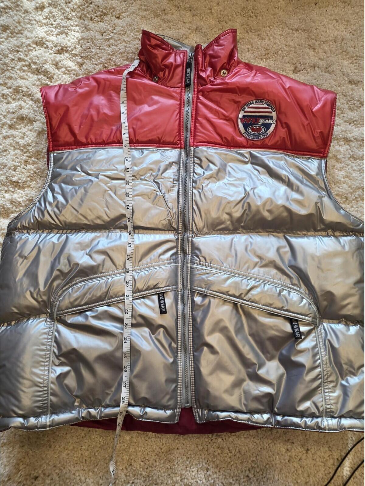 Y2k '95 Original Wu Wear Puffer Vest -100% Authentic Wu Tang Clan Tour 2xl